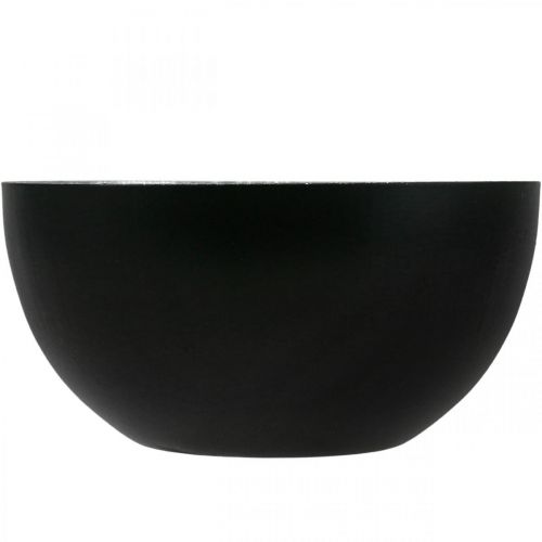 tételeket Gyertyatartó fekete ezüst karácsonyi dekoráció Ø13cm H6,5cm