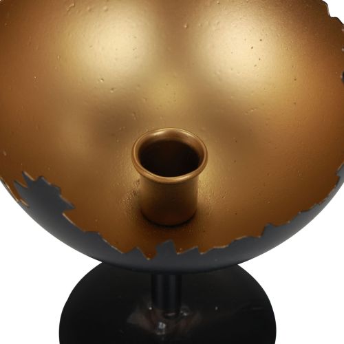 Floristik24 Asztali dekoráció karácsonyi gyertyatartó fém 19cm Ø15cm