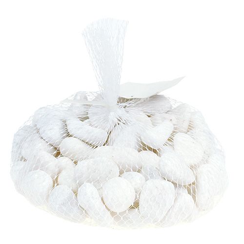 tételeket Kavics a hálóban Fehér 2,5cm - 4cm 1kg
