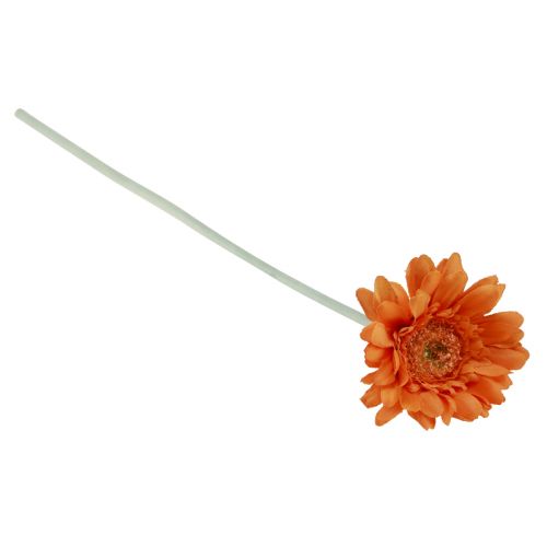 Floristik24 Művirágok Gerbera Orange 45cm
