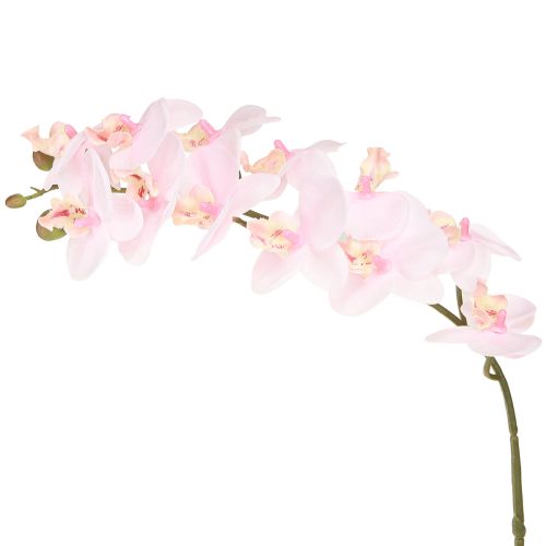 Mesterséges Orchideák Világos rózsaszín Művirágok Real Touch 58cm 2db