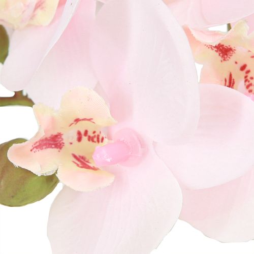 tételeket Mesterséges Orchideák Világos rózsaszín Művirágok Real Touch 58cm 2db