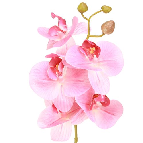 tételeket Mesterséges orchidea rózsaszín művirág, mint igazi 56cm 3db