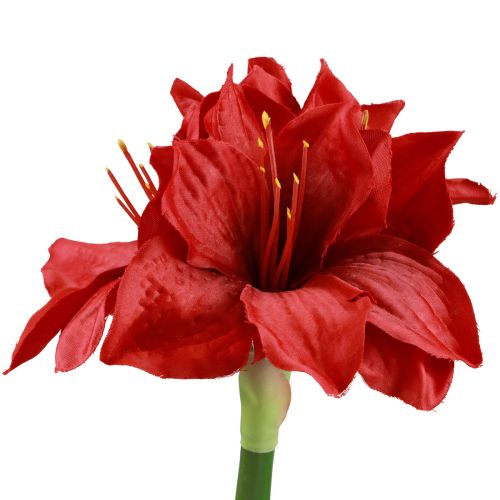 tételeket Mesterséges Amaryllis karácsonyi virágok piros művirágok 40 cm