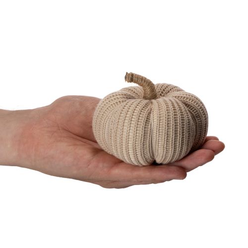 tételeket Dekoratív kötött tökök, őszi dekoráció, 10 cm, 6 darab