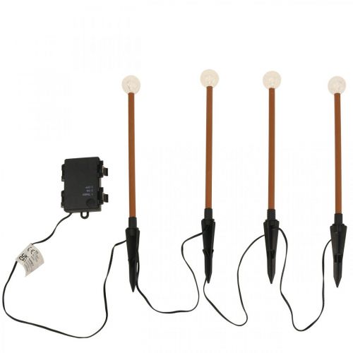 Floristik24 LED kerti lámpák LED bárlámpa 4 db LED lámpa H20cm