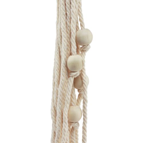 Floristik24 Makramé dekoratív medál dekoratív fogas szív 17×65cm