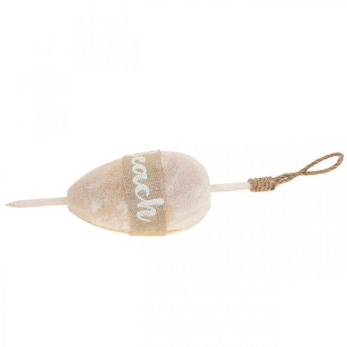 Floristik24 Tengeri dekorációs bója, függő dekorációs deko bója „Beach” 27×8,5cm