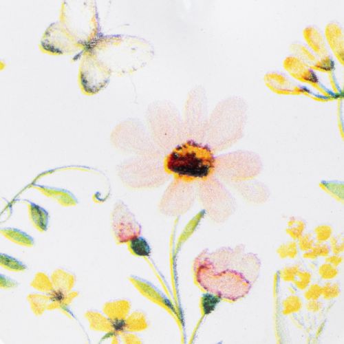 tételeket Szív alakú medálok virágmintával faldekorációként, 7 cm, 6 darab