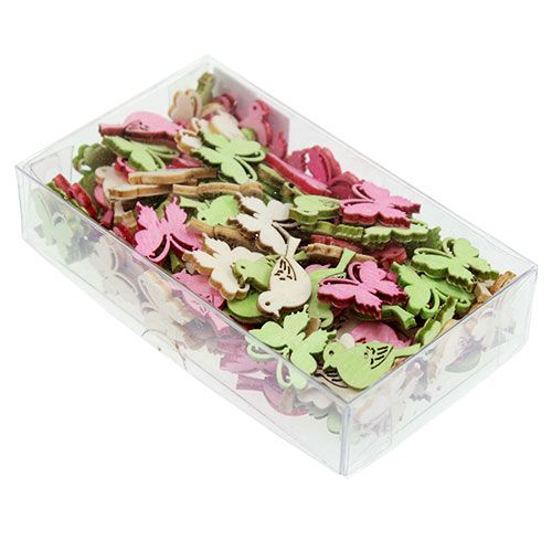 tételeket Mini fa alomdísz 2cm pasztell assz. 144 db