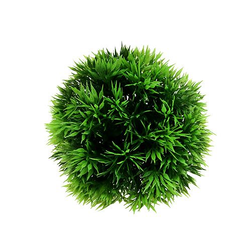 Mini fűgolyó dekoratív labda zöld mű Ø10cm 1db
