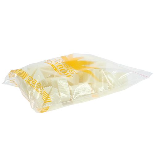 Floristik24 Virágos habbalzsam fehér 4cm-7cm 45db