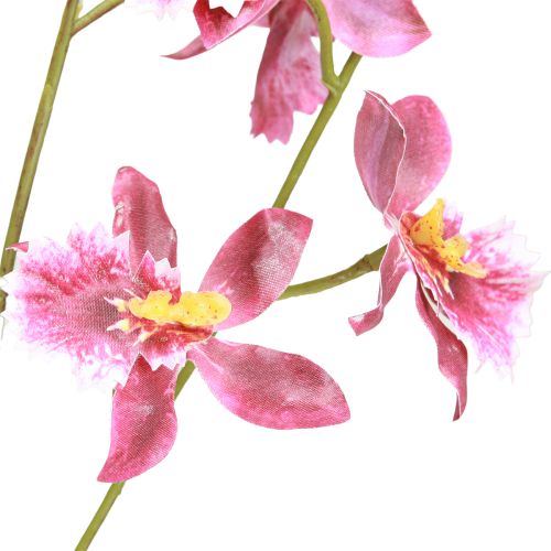 tételeket Oncidium Artificial Orchids Dekoráció Pink Violet 93cm 2db