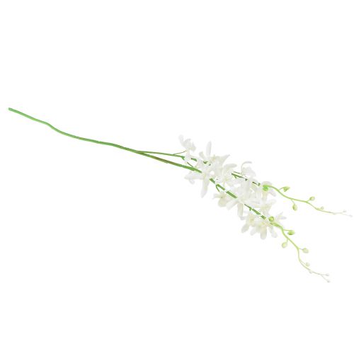 tételeket Orchidea mesterséges Oncidium művirág fehér 90cm