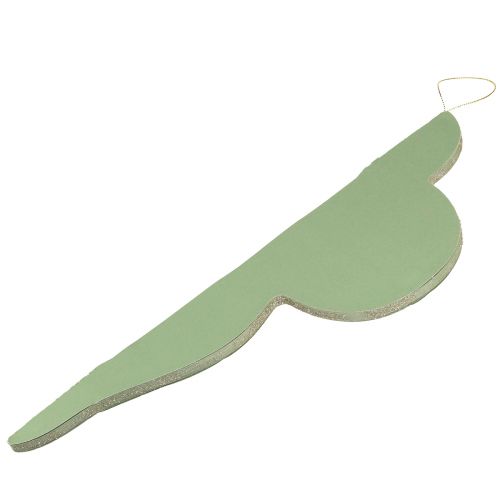 tételeket Ünnepi, menta színű karácsonyi papírdísz szett, 2 db, 40 cm magas