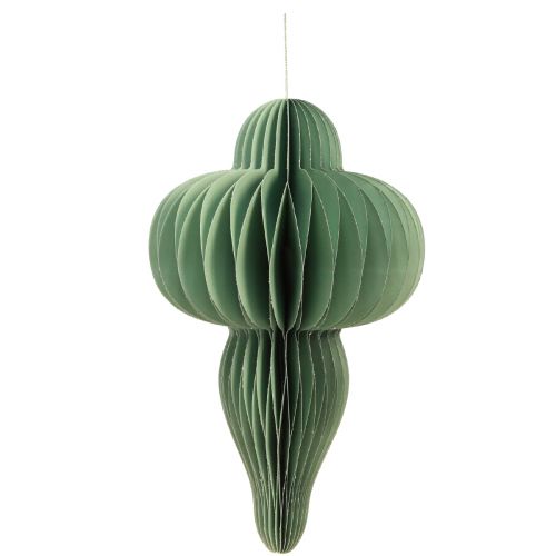 tételeket Ünnepi, menta színű karácsonyi papírdísz szett, 2 db, 40 cm magas