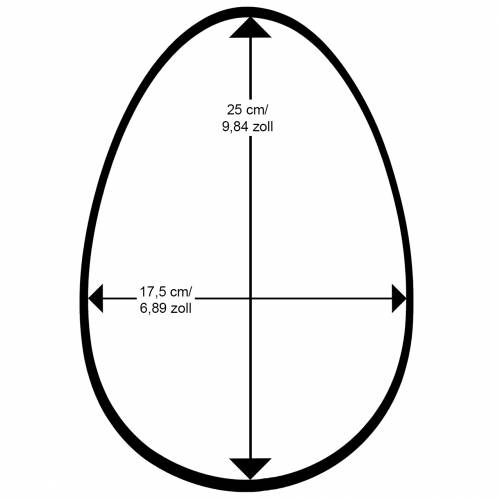 tételeket Húsvéti tojás bolyhos H25cm Színes tojások Húsvéti dekoráció