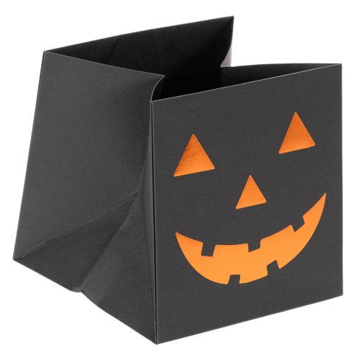 tételeket Papírzacskós tök alakú virágtartó Halloween dekoráció 10cm 6db