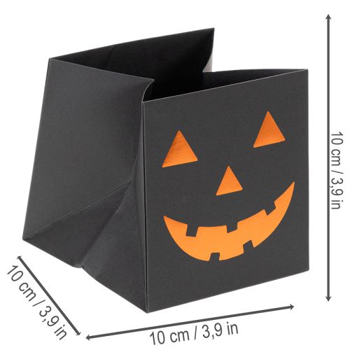 tételeket Papírzacskós tök alakú virágtartó Halloween dekoráció 10cm 6db