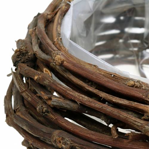 Floristik24 Növénykosár természetes szőlővel Ø36cm H16cm