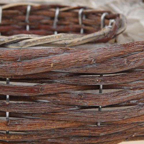 tételeket Ültetőgyűrű, ültetőtál, fa, natúr szürke, Ø30/35cm, 2 db-os szett.