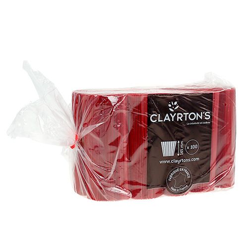 tételeket Redős mandzsetta piros 14,5cm 100 db