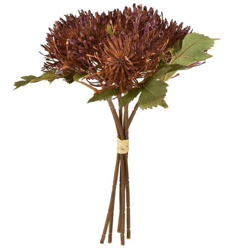 tételeket Protea mű tűpárna Leucospermum lila 30cm 6 db