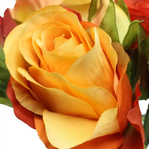 tételeket Narancssárga rózsa csokor Ø17cm L25cm