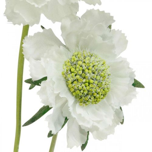 tételeket Rühes művirág fehér kerti virág H64cm csokor 3 db