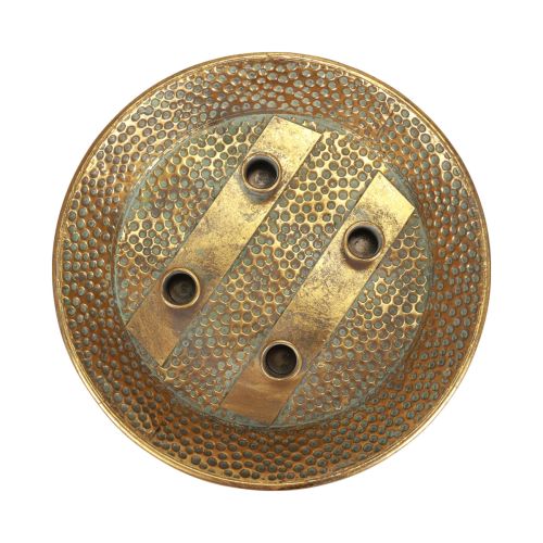 Floristik24 Gyertyatartó fém antik pálcás gyertyatartó arany Ø32cm