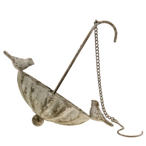 Floristik24 Madárfürdő paraván akasztható Antik 20cm