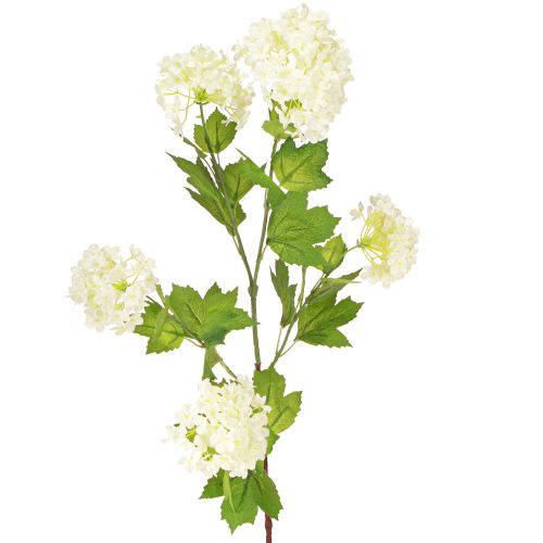 tételeket Hógolyó mesterséges viburnum ág fehér virágok 90 cm