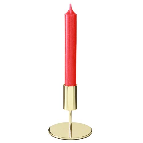 tételeket Arany Modern Fém Mécsestartó, Magasság: 10 cm, 4 db