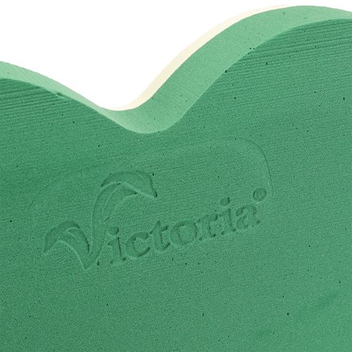 tételeket Virágmintás habszivacs szív 38×36,5 cm nedves virágmintás habszivacs zöld 2 darab