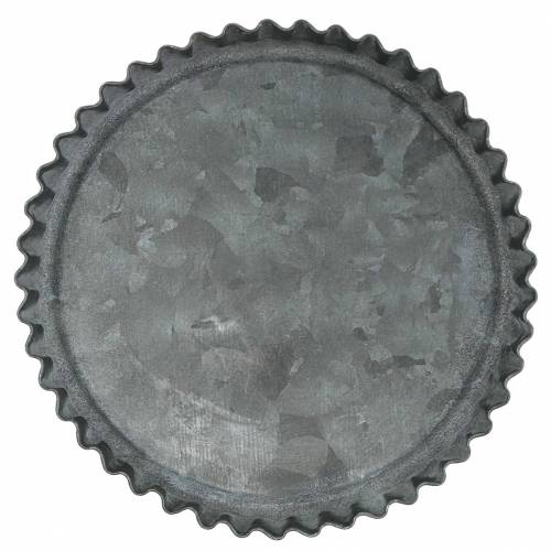 Floristik24 Díszlemezes sütőforma készlet cink Ø7,8-11,5cm H1,3cm