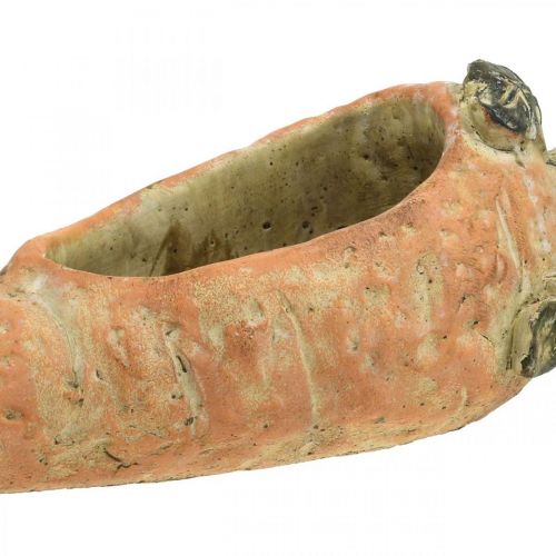 tételeket Dekoratív sárgarépa, beton dekoráció ültetésre, húsvéti, sárgarépa növénycserép, tavaszi dekoráció L28cm