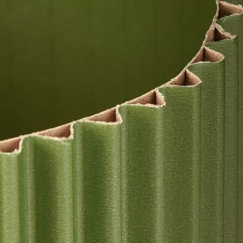 tételeket Papír virágcserép sötétzöld Ø13cm M12cm 4 db