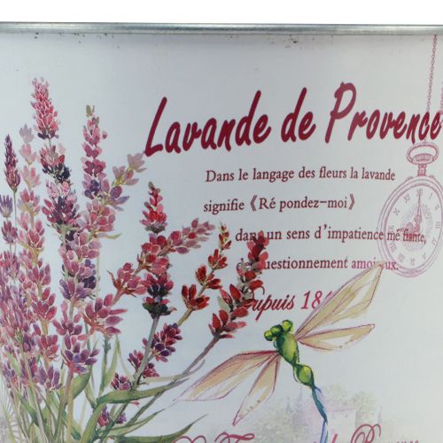 tételeket Ültetőgép fém virágcserép levendula Ø24cm H21cm