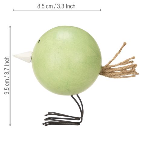 tételeket Csibe dekoratív figurák kerek mintával, könnyed és játékos kiegészítőkkel, 9,5 cm, 3 darab