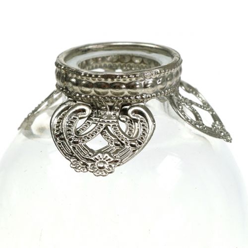 Floristik24 Tealámpa üveglámpás Vintage Ø8,5cm H14cm 2db