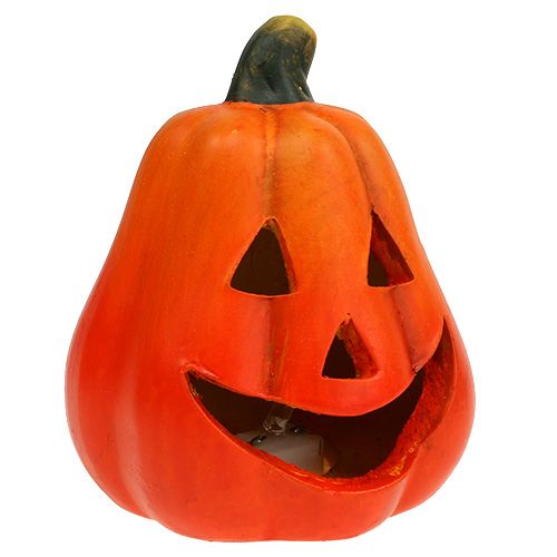 Floristik24 Lámpások sütőtök LED narancssárgával 10cm 4db