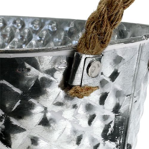 tételeket Cink tál ovális kötél fogantyúkkal 27cm x 17,5cm H12cm