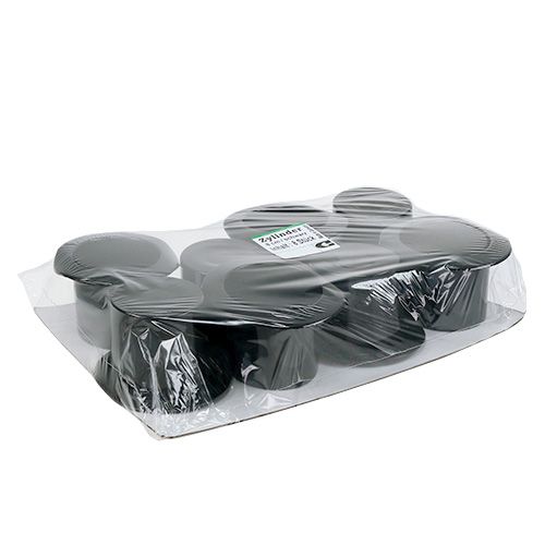 tételeket Henger fekete 8cm 8db