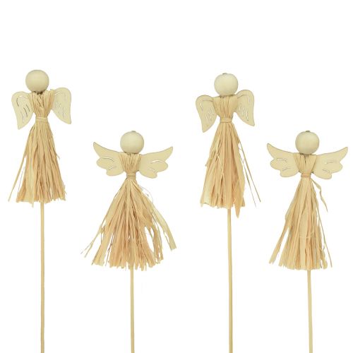tételeket Adventi dekoráció angyal dekoratív virágdugók 5×11cm 12db