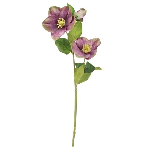 tételeket Karácsonyi Rózsa Műhórózsa Lila Virág L35cm 6 db