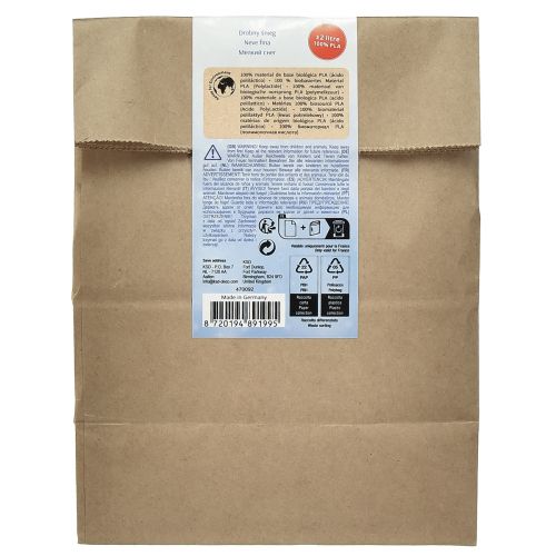 tételeket Dekoratív hófehér kukorica 100% bio alapú anyag 40g