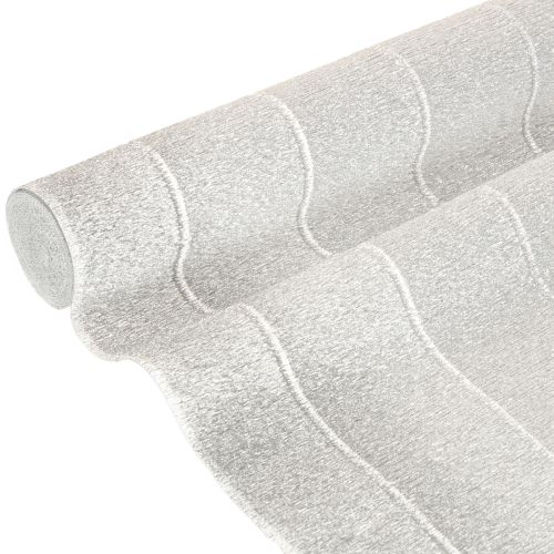 tételeket Virágkötő krepp papír ezüst 50x250cm