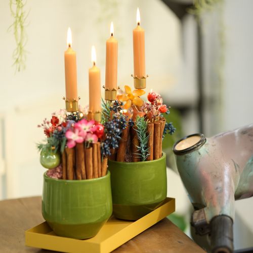 tételeket Arany korona gyertyatartó, fém pálcika gyertyatartó 4 db