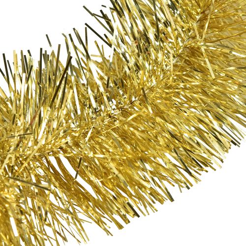 tételeket Elbűvölő arany talmi füzér 270 cm - tökéletes ünnepi és elegáns dekorációhoz