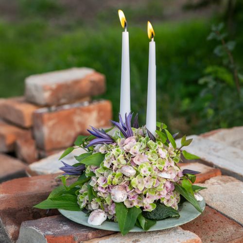 tételeket Virágmintás habgolyó kicsi zöld Ø12cm 5 db